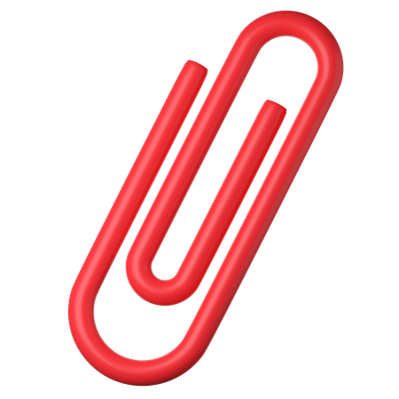 Paper Clip  3D Icon