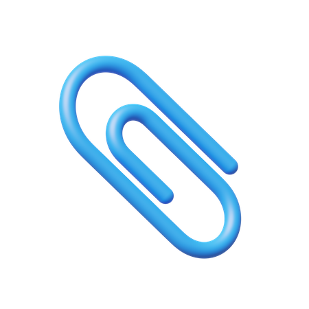 Paper Clip  3D Icon