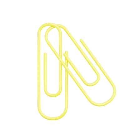 Paper Clip  3D Icon