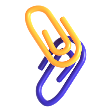 Paper Clip  3D Icon