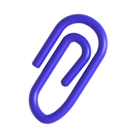 Paper Clip  3D Icon