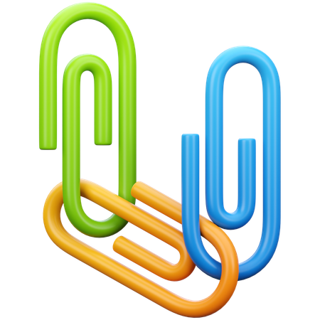 Paper Clip  3D Icon
