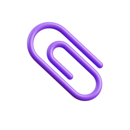 Paper Clip  3D Icon