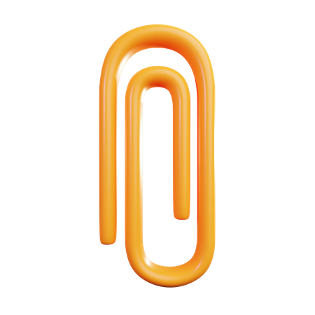 Paper clip  3D Icon