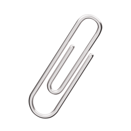 Paper Clip  3D Icon
