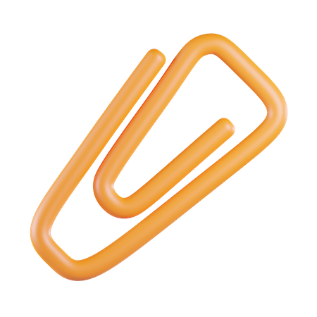 Paper clip  3D Icon