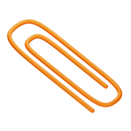 Paper Clip  3D Icon