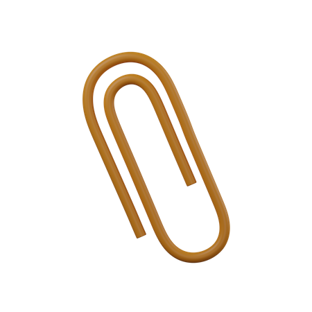 Paper Clip  3D Icon