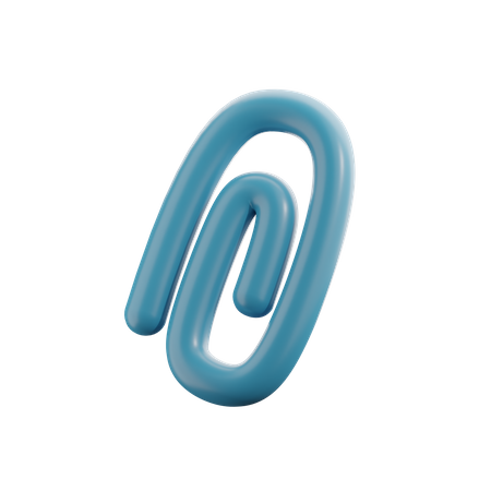 Paper Clip  3D Icon