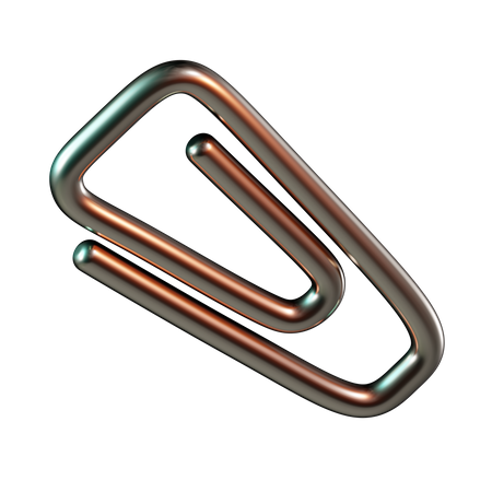 Paper Clip  3D Icon