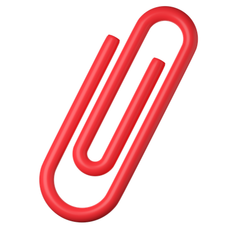 Paper Clip  3D Icon