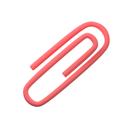Paper Clip  3D Icon