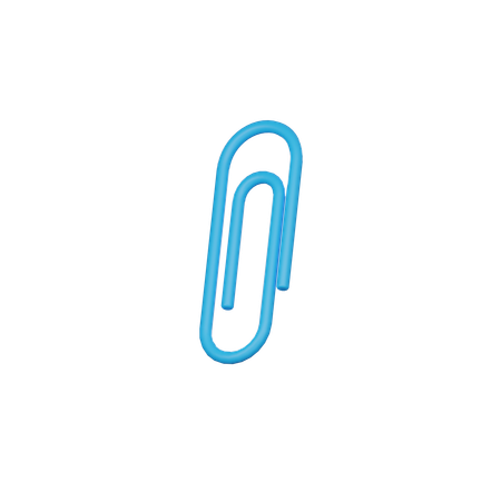 Paper Clip  3D Icon
