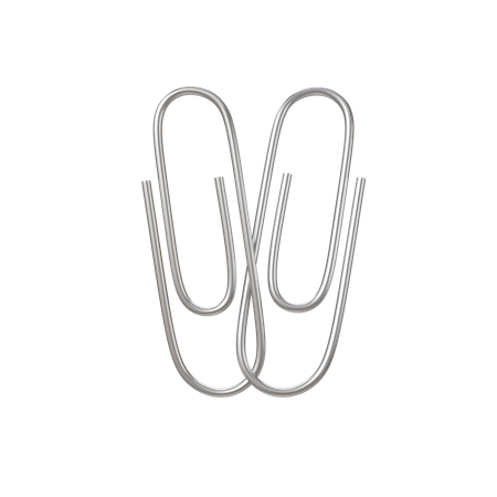 Paper Clip  3D Illustration