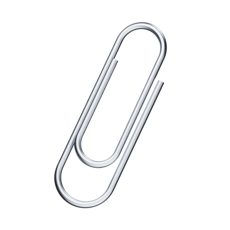 Paper Clip  3D Illustration