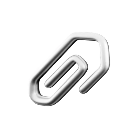 Paper Clip 3D Icon