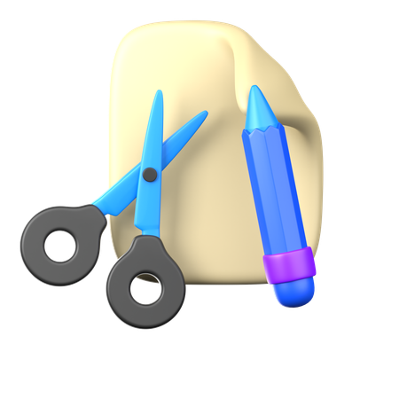 Paper craft  3D Icon