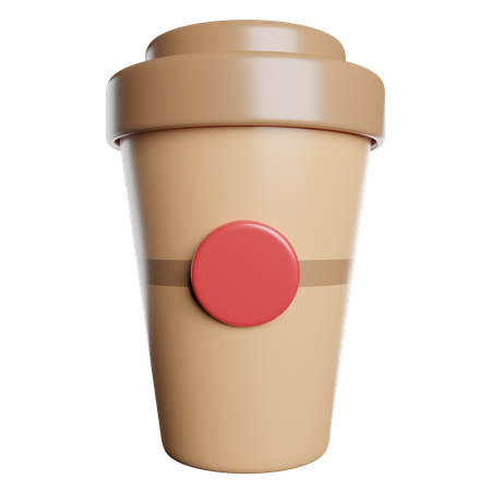 Paper Cup  3D Icon