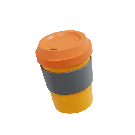 Paper Cup 3D Illustration