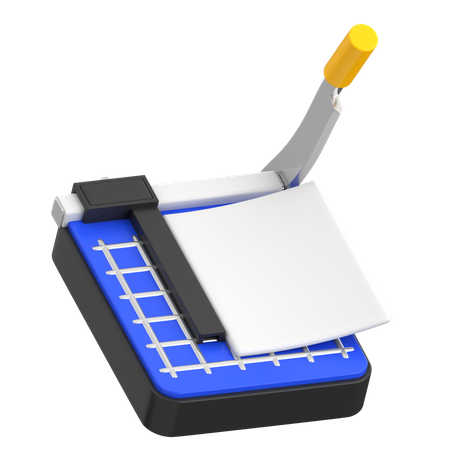 Paper Cutter  3D Icon