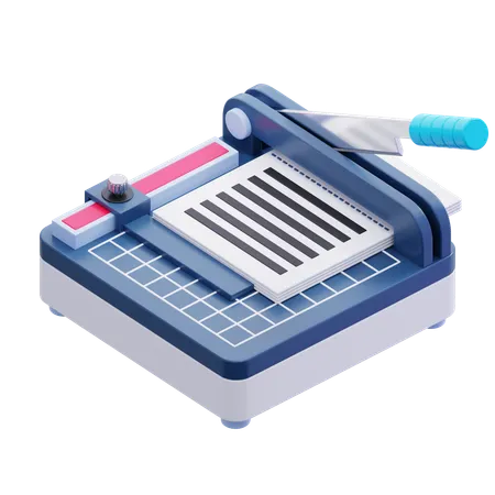 Paper Cutter  3D Icon