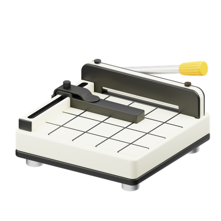 Paper Cutter  3D Icon