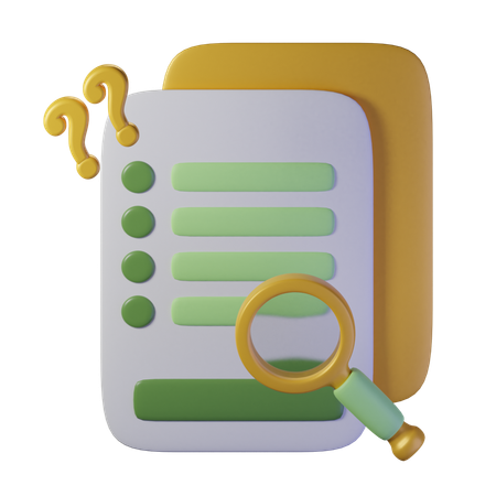 Paper File  3D Icon