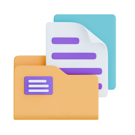 Paper Folder  3D Icon