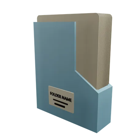 Paper Folder  3D Icon