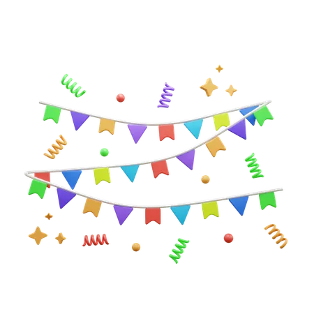 Paper Garland  3D Icon