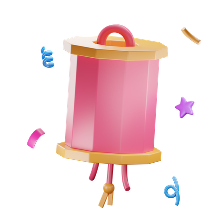 Paper Lantern  3D Icon