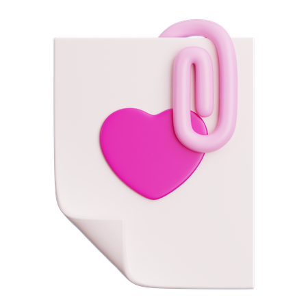 Paper Love  3D Icon