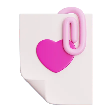 Paper Love  3D Icon