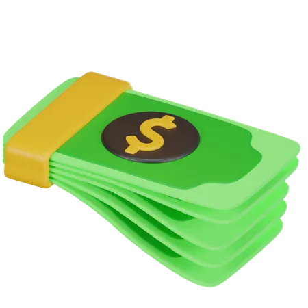 Paper Money 3 D Icon 3D Icon