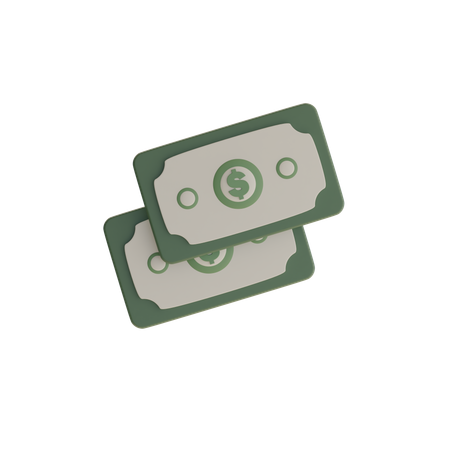 紙幣  3D Icon