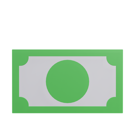 Paper money  3D Icon