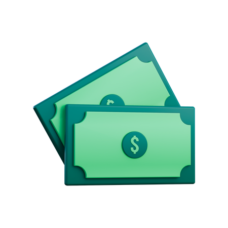 Paper Money  3D Illustration