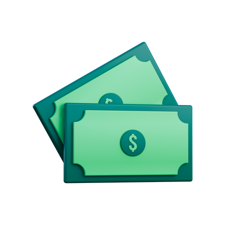 Paper Money 3D Illustration