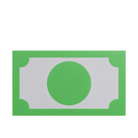 Paper money 3D Icon