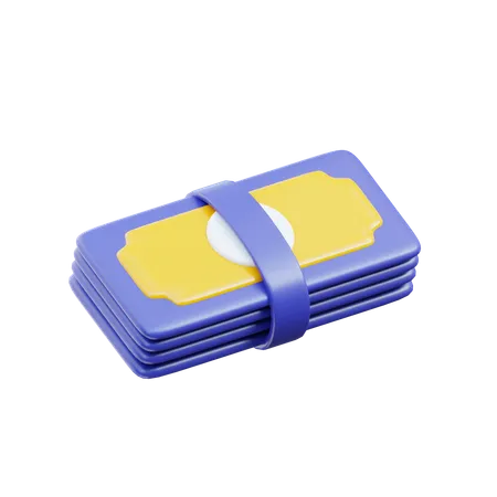 Paper Money Bundle  3D Icon
