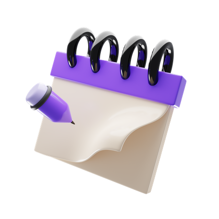 Paper note 3D Icon