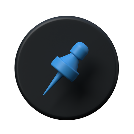 Paper Pin  3D Icon