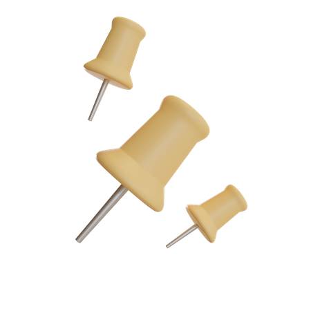 Paper Pin  3D Icon