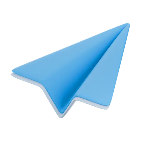Paper Plane  3D Icon