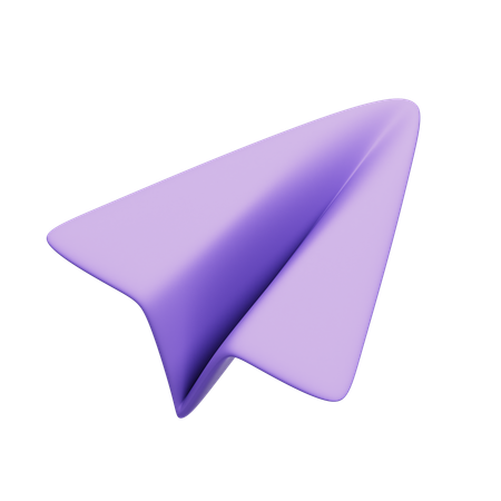 Paper Plane  3D Icon