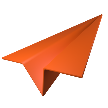 Paper Plane  3D Icon