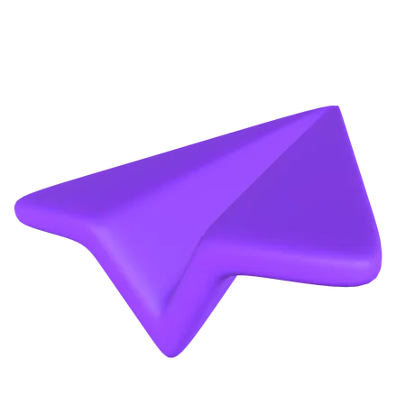 Paper Plane  3D Icon