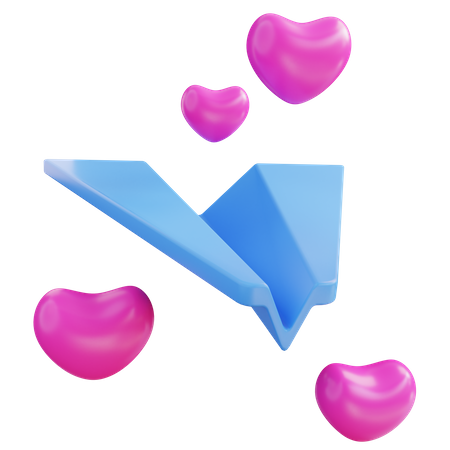 Paper Plane  3D Icon