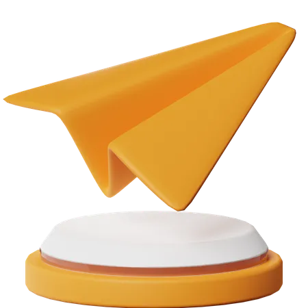 Paper Plane  3D Icon