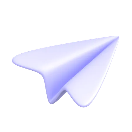 Paper Plane  3D Icon